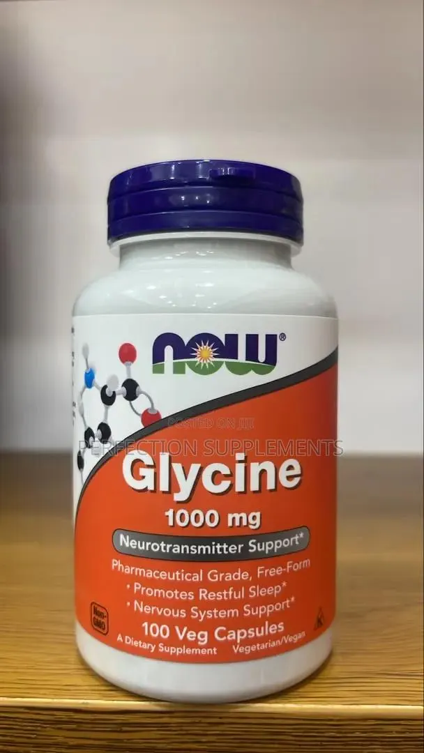 Glycine 1000 Mg Veg Capsules Nervous System Support* · Photo 1