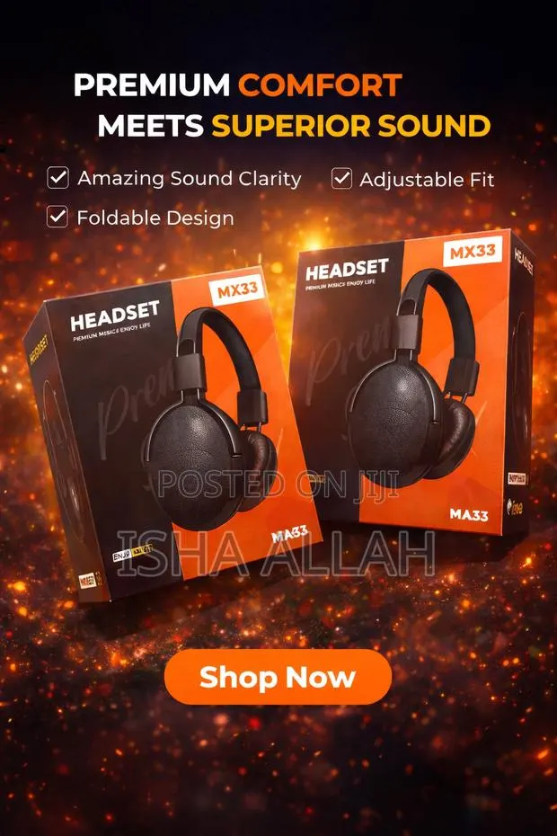 Mx33 Powersound Headset · Photo 1