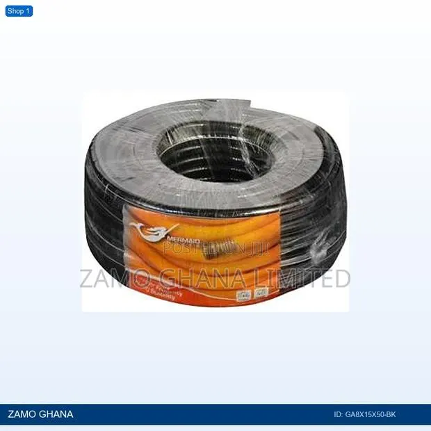 Berry Gas and Air Black 50m Pressure Hose 8x15 Greenlin - Ga8x15x50-Bk · Photo 1