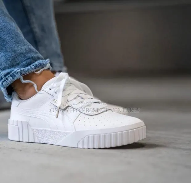 Puma Carina Lift Sneakers. All White · Photo 1