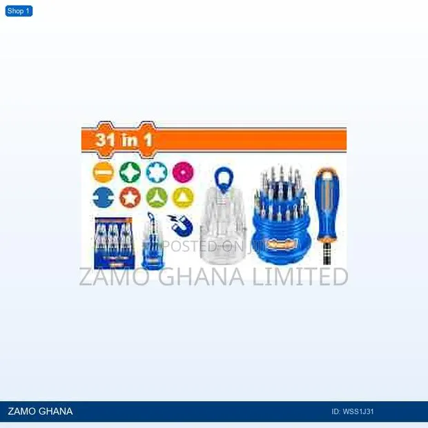 31in1 Precision Screwdriver - Wss1j31 · Photo 1