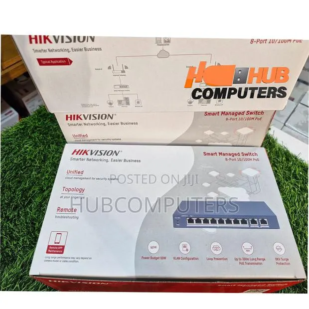 Hikvision (Ds-3e1310p-Ei/M) 8 Port Poe Smart Managed Switch · Photo 1