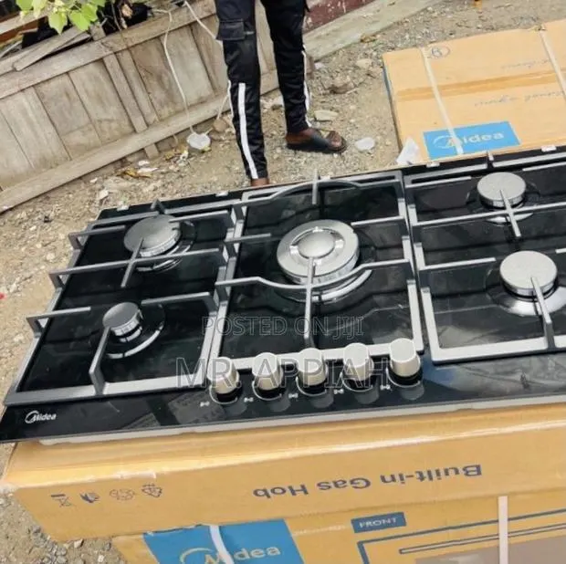 Unique Midea 5 Gas Hob(Tempered Glass)Auto Ignition · Photo 1