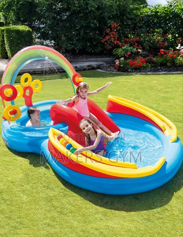 Swimming Pool(Rainbow Ring Inflatable Swimming Pool For · Photo 2
