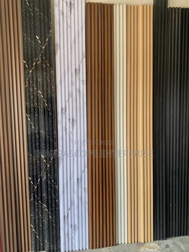 Fluted Wall Panel and Marble Sheets · Photo 1