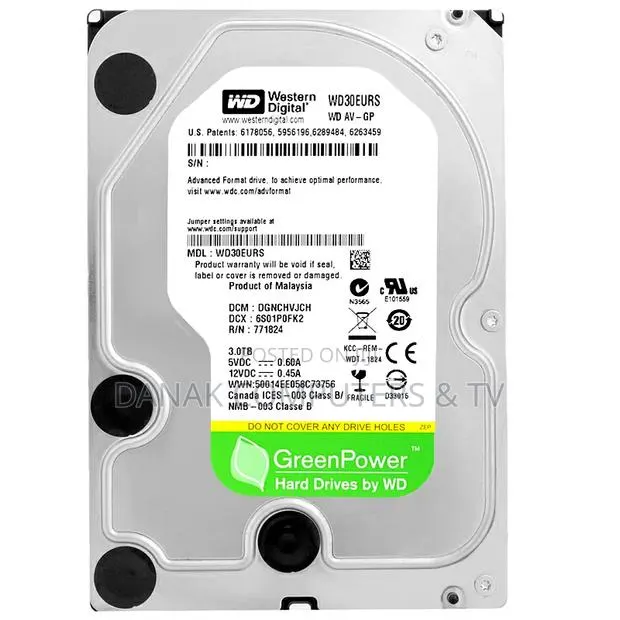 Wd Greenpower 3tb Desktop HDD · Photo 1
