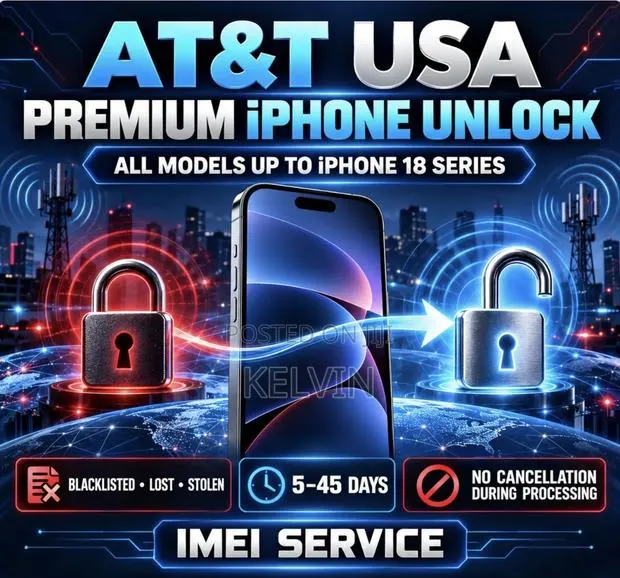At&t Network Unlock Premium Unlock All iPhone Till iPhone 18 Series · Photo 1