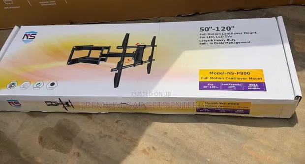 Heavy Duty 50" To 120" Full Motion Cantilever Adjustable Tv Wall Mount · Photo 1