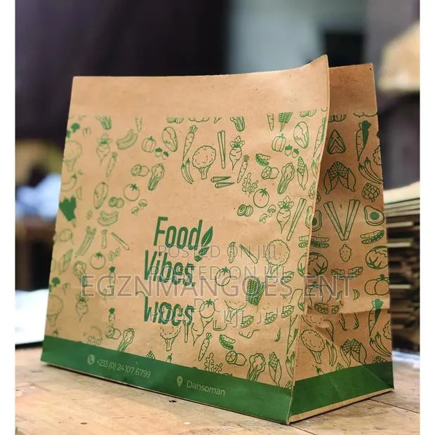 Premium Large Paper Bags for Restaurants Fast Food · Photo 1