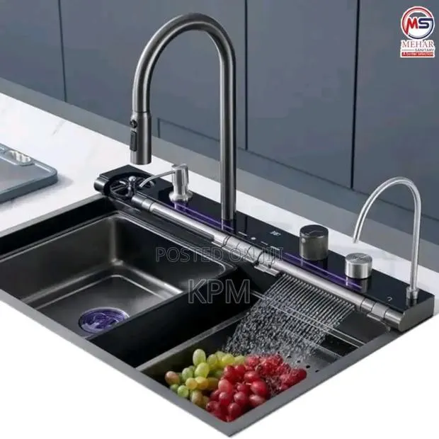 5 in 1 Digital Timer Piano Led Smart Luxury Automatic Kitchen Sink · Photo 1