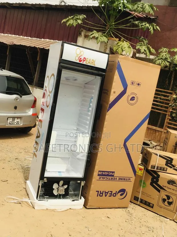Display Glass Singledoor Pearl PVC-424-2b Electric Fridge · Photo 1