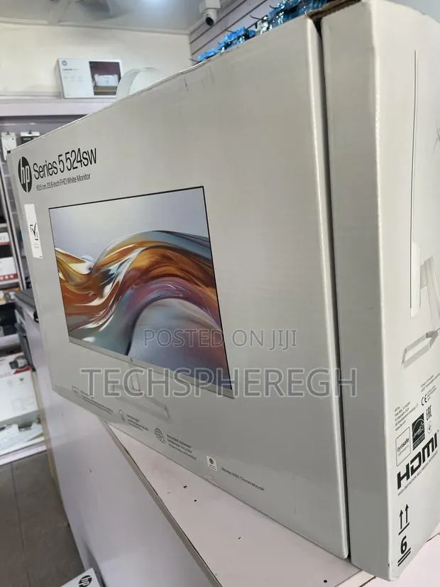 Brand New Hp Series 5 524sw 23.8" FHD 100hz White Monitor (Boxed) · Photo 1