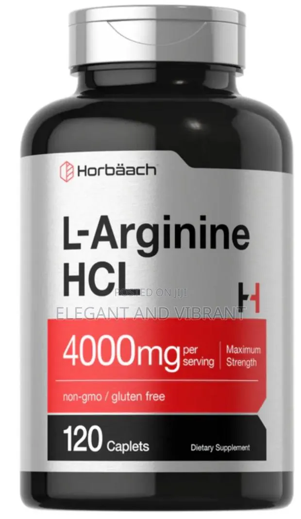 L-Arginne HCL ,4000mg Per Serving, 120 Capsules. · Photo 1