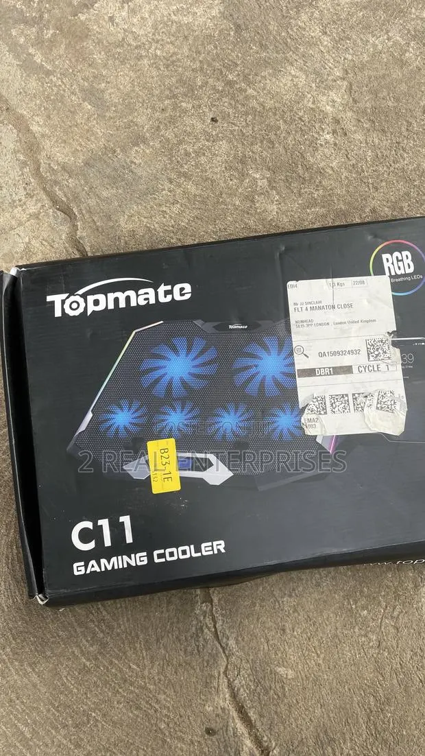 Laptop Cooling Fan With RGB Six Fans · Photo 1