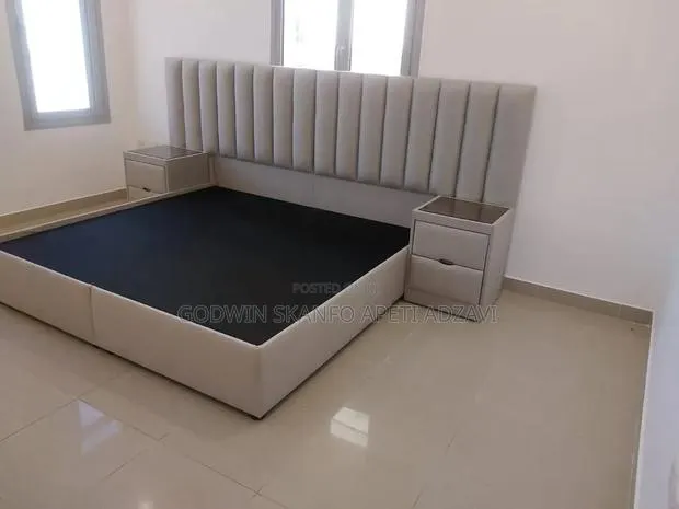 King Size Bed Frame and Side Drawer Available · Photo 1