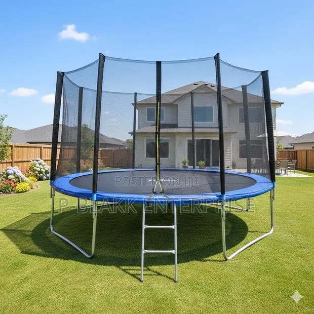 10feet Outdoor Trampoline 3.05m With Ladder And Safety Net · Photo 1