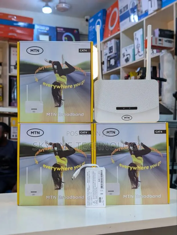 New Cat 4 Broadband Universal Power Bank MTN Router. · Photo 1