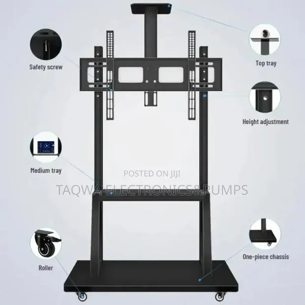 Premium Universal Mobile TV Stand 32-75 Inches