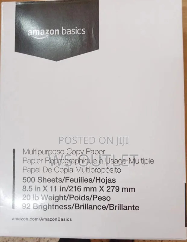 Amazon Basics Multipurpose Copy Printer Paper · Photo 1