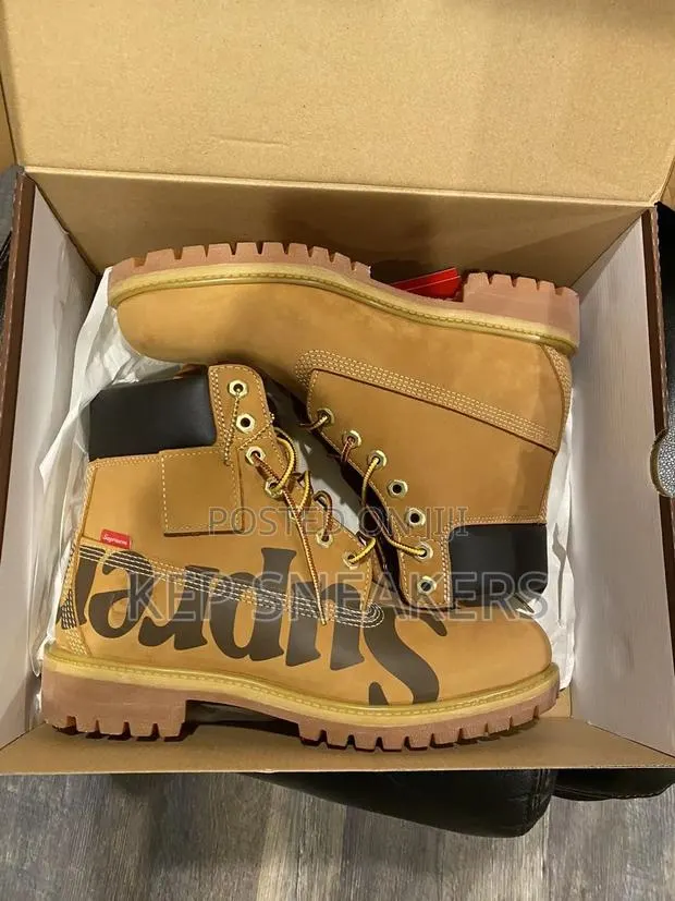 Supreme X Timberland 6 Inch Premium Waterproof Boot 'Big Logo · Photo 1