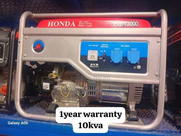 Tycoon Tempest Honda Petrol 10kva 13000watts Generator · Photo 1