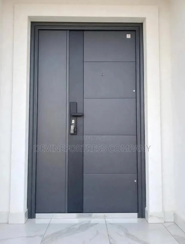 High Quality Gray 11โ2 Paladin Door ๐ช for All Weather Black ยท Photo 1