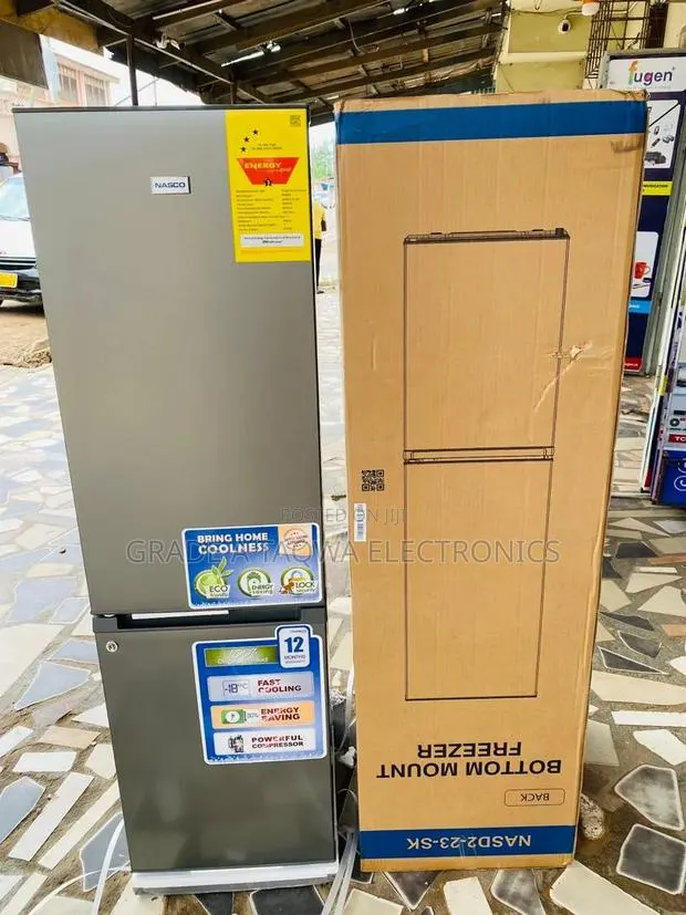 Stainless Steel Nasco 170L Bottom Mount Refrigerator · Photo 1
