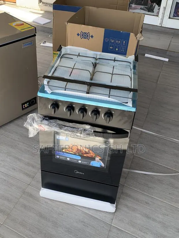 Newest Update Midea 4 Burner Gas Cooker Lack Mirror · Photo 1