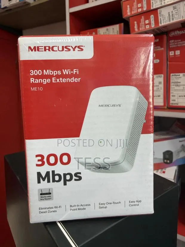 Mercusys Wifi Extender Booster Me10 N300mbps With Lan Port · Photo 1