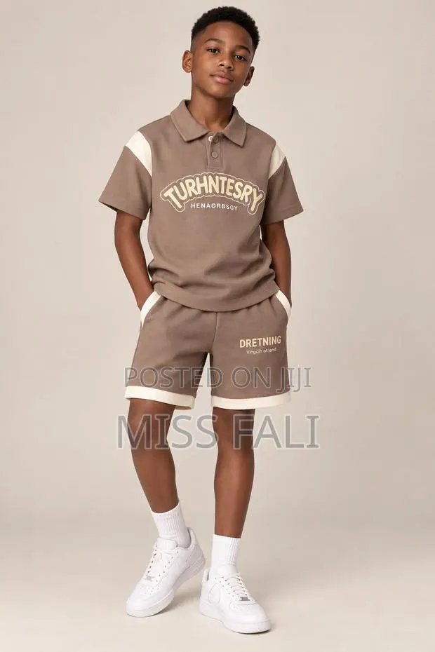 Mocha Varsity Set. 11-12Years · Photo 1