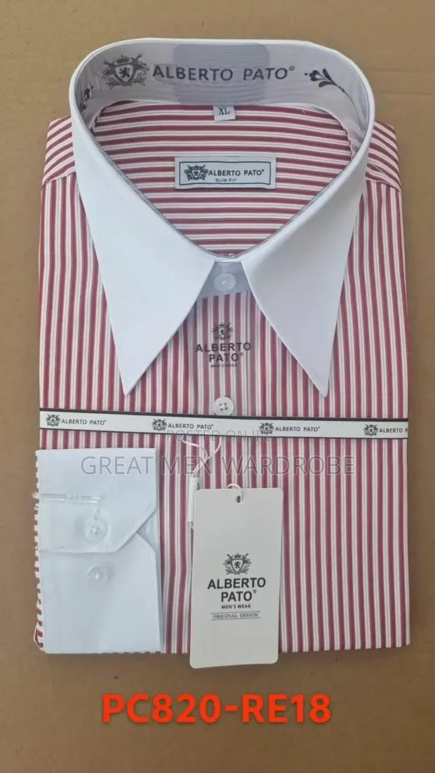 Stripped Shirts White Color · Photo 1
