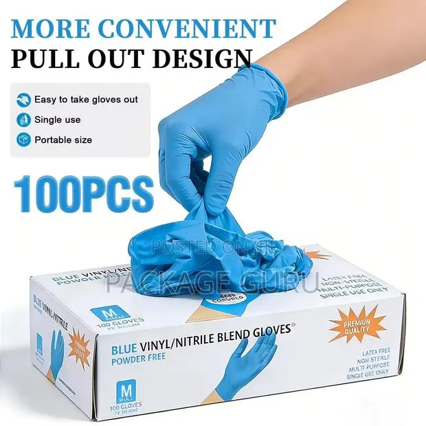 Vinyl/Nitrile Blend Hand Gloves · Photo 1