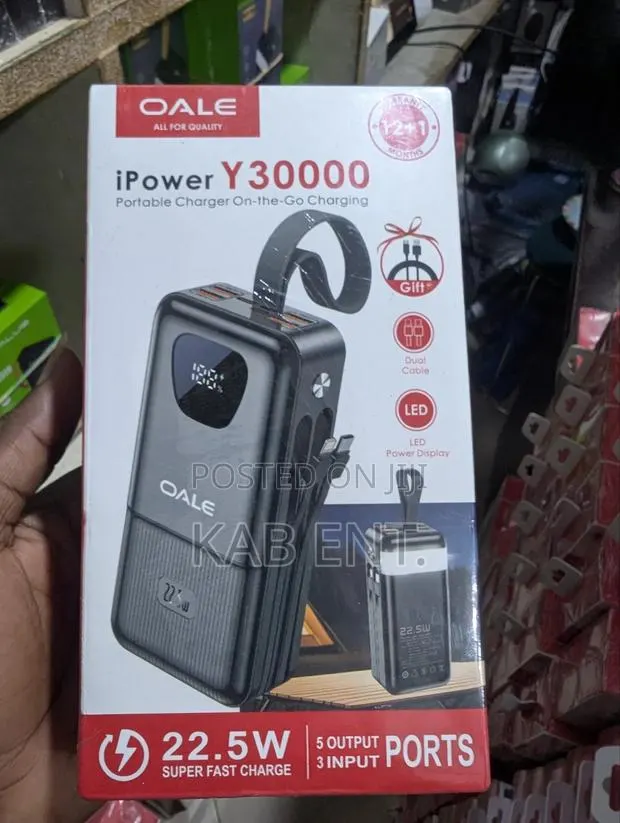 Oale Ipower Y30000 Power Bank + Lantern · Photo 1