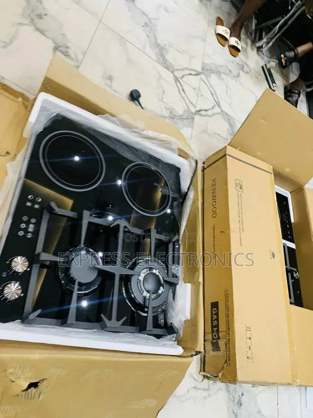Quality Sleek Black Kenwood Gas Electric Cooker Built in 2-2 · Photo 1
