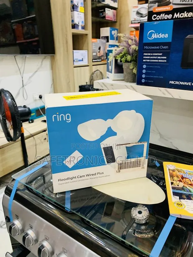 Choose New RING Floodlight Wired Plus WiFi Security Camera - White · Photo 1