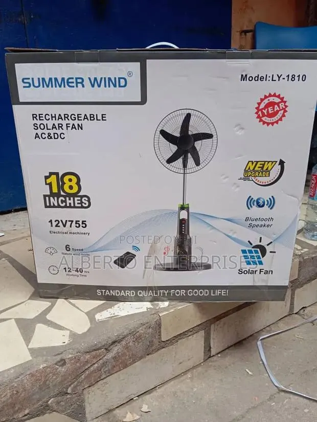 Summer Wind Rechargeable Solar Fun