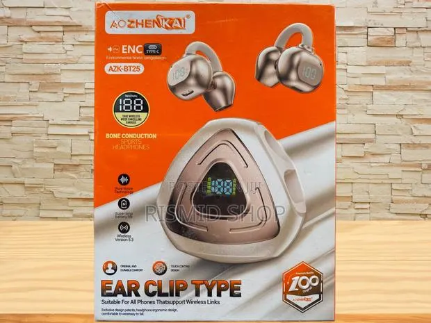 Azk-Bt25 Wireless Clip-on Earphones by Ao Zhenkai · Photo 1