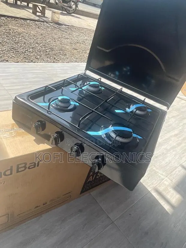 Volcano 4 Burner Gas Cooker With Spacious Cooking Surface · Photo 1