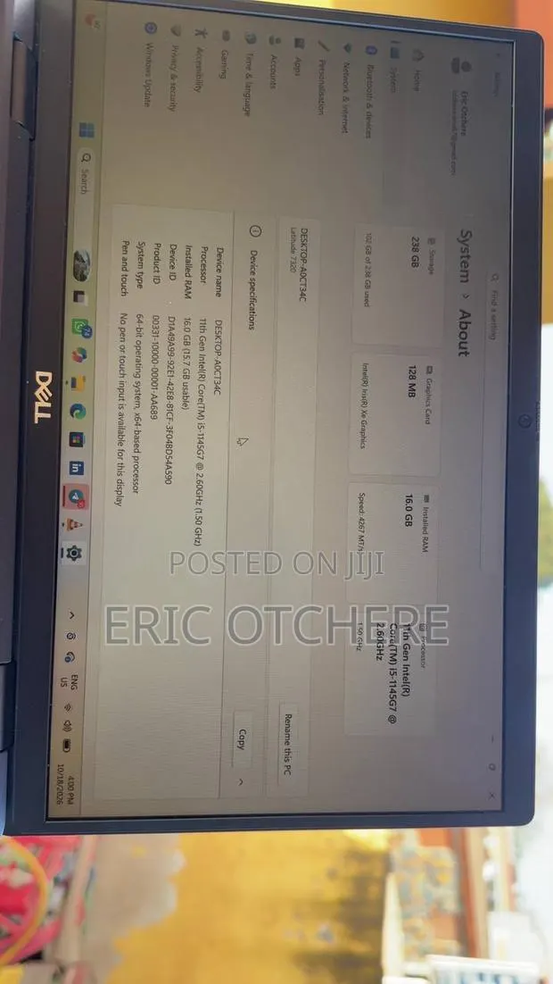 Laptop Dell Latitude 7320 16GB Intel Core i5 SSD 256GB · Photo 1