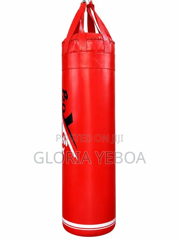 Red Hanging Punching Bag · Photo 1