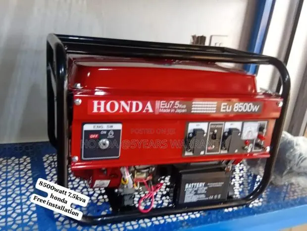 Petrol Honda 7.5kva 8500watt Keystart Honda 7.5kva 8500watt · Photo 1