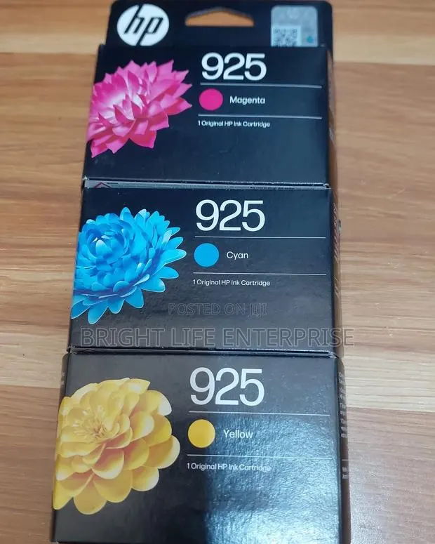 Hp 925 Cyan ,Yellow , Magenta Original Ink Cartridge · Photo 1