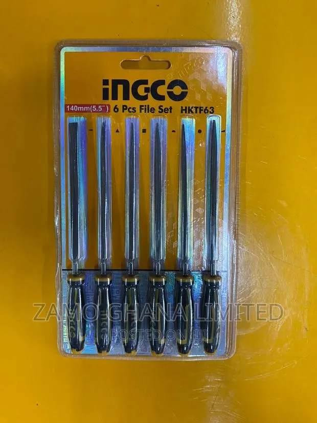 Ingco 6pcs File Set 5.5" - Hktf63 · Photo 1