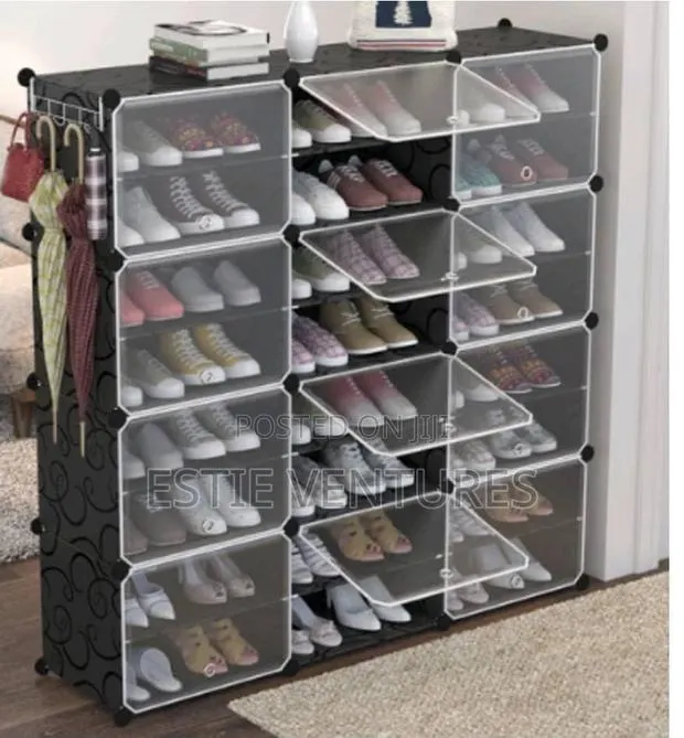 Plastic Shoe Rack Cube · Photo 1