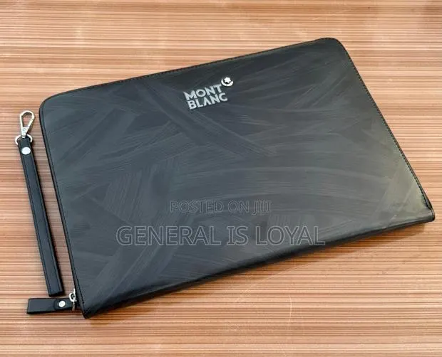 Mont Blanc Men Leather Big Size Clutch Bag · Photo 1