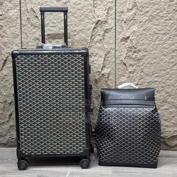 Luxury Goyard Monogram Luggage Set – Classic Suitcase Backpack · Photo 1
