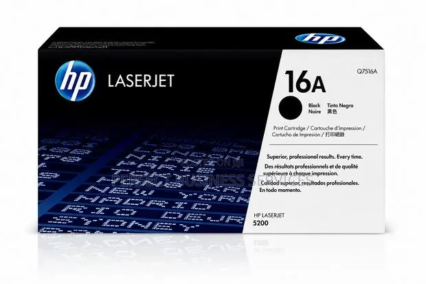 Original HP 16A (Q7516A) Black LaserJet Toner Cartridge · Photo 1