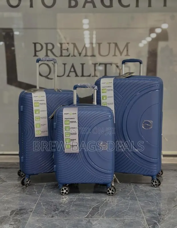 Premium Quality Port Gear 3set Unbreakable Double Zip Traveling Bag. · Photo 1