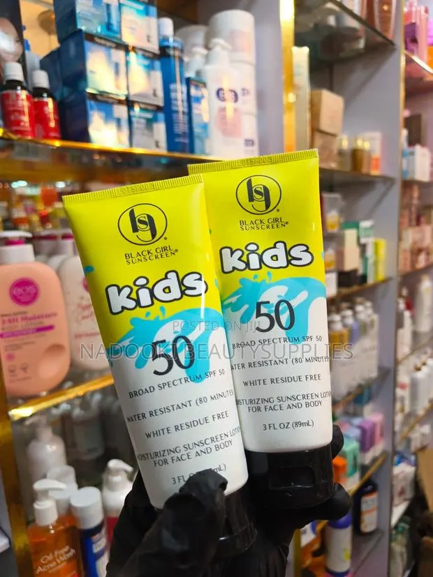 Black Girls Kids Sunscreen 50 · Photo 1