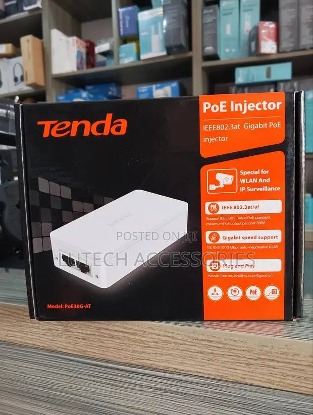 Tenda Ieee802.3at Gigabit Poe Injector/Tenda Poe30g-At · Photo 1